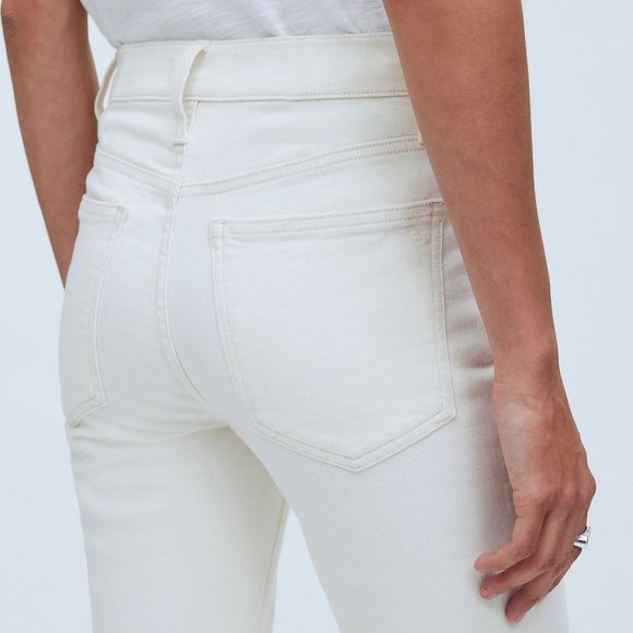Madewell Petite Kick Out Crop Vintage Canvas Jeans Size 27P - Picture 5 of 6